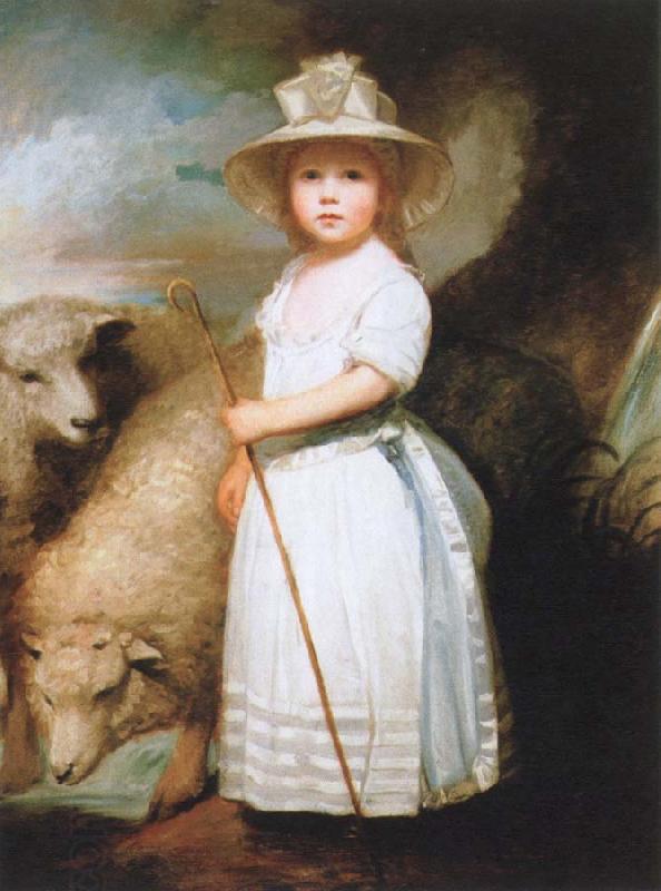 George Romney the shepherd girl China oil painting art